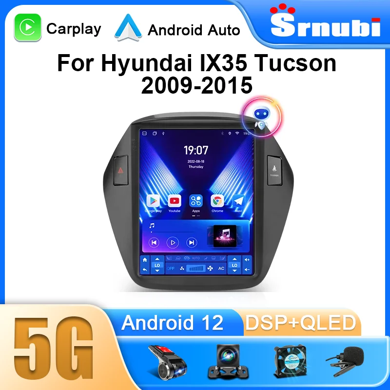  IX35    Ƽ̵, ȵ̵ 12, 2 Din ̼, ī÷ ׷    Ŀ, 2009-2015 9.7 ġ